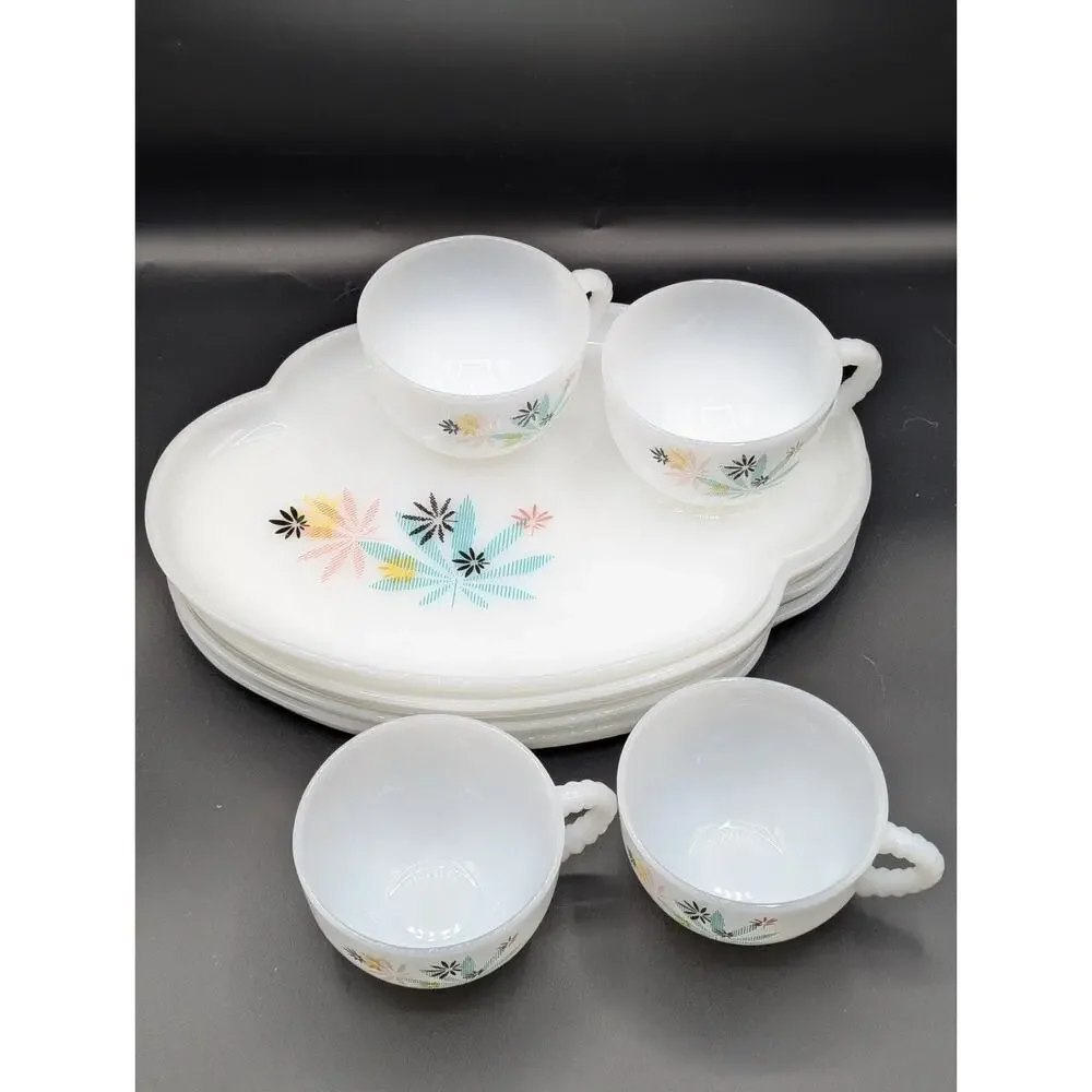 Atomic Flower Snack Plate/Cup Set